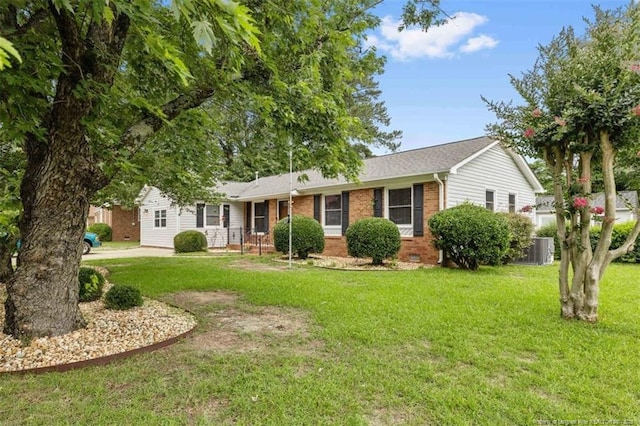 325 Hamilton St, Fayetteville, NC 28301 - ranch-style house featuring brick siding and a front yard