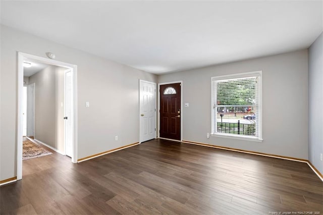 325 Hamilton St, Fayetteville, NC 28301 - entrance foyer with dark wood-type flooring