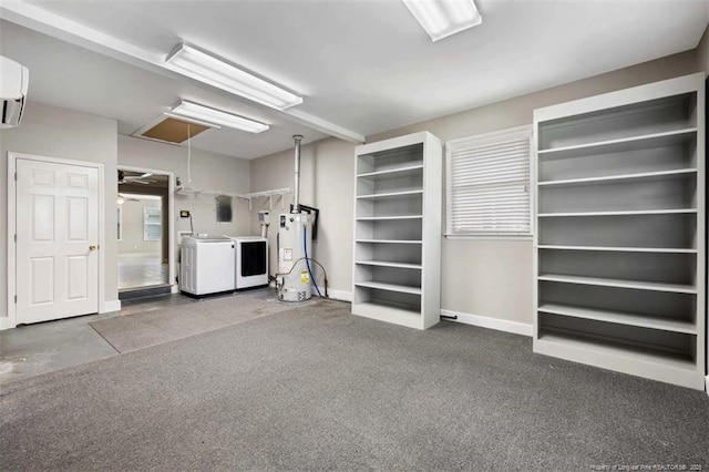 325 Hamilton St, Fayetteville, NC 28301 - garage with independent washer and dryer and gas water heater