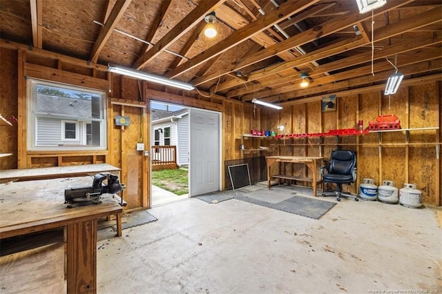 325 Hamilton St, Fayetteville, NC 28301 - below grade area featuring a workshop area