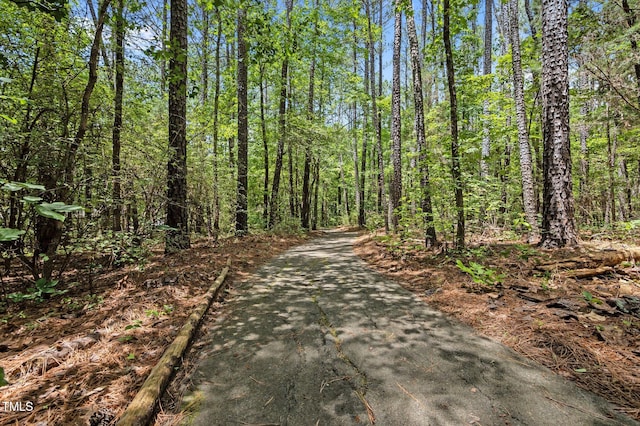 3007 Appling Way, Durham, NC 27703 - view of road featuring a wooded view