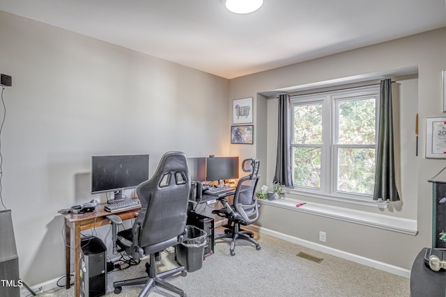 460 Dickens Dr, Raleigh, NC 27610 - office with baseboards and carpet