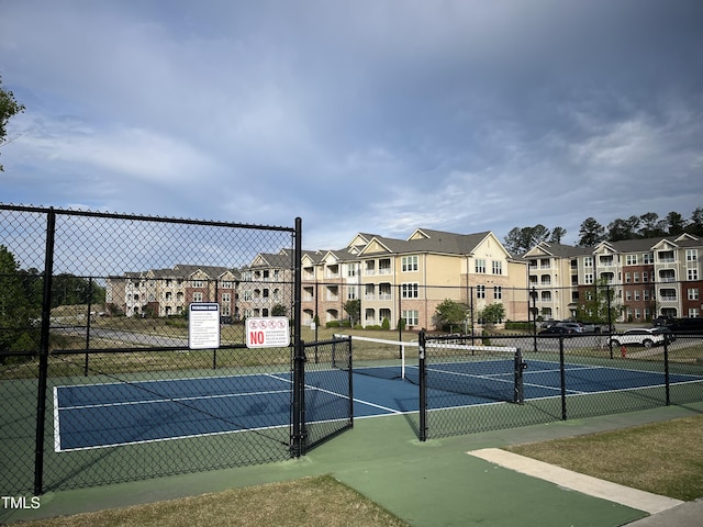 937 Baldwin Ridge Rd, Apex, NC 27523 - view of tennis court with a residential view