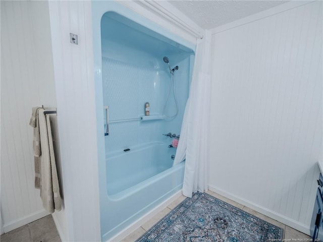 1554 Locklear Rd, Pembroke, NC 28372 - full bath featuring shower / bathtub combination with curtain and tile patterned floors