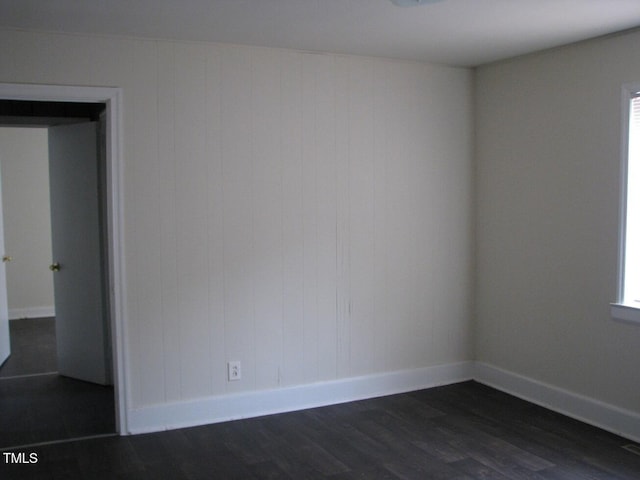 3514 S Alston Ave, Durham, NC 27713 - empty room featuring dark wood-style flooring and baseboards
