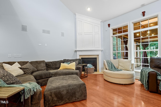 534 Siltstone Pl, Cary, NC 27519 - living room with wood finished floors and a fireplace