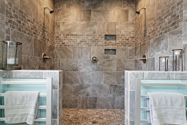 534 Siltstone Pl, Cary, NC 27519 - bathroom featuring tiled shower