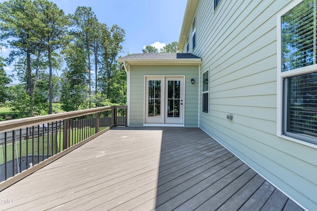 3504 Regent Pines Dr, New Hill, NC 27562 - view of wooden deck