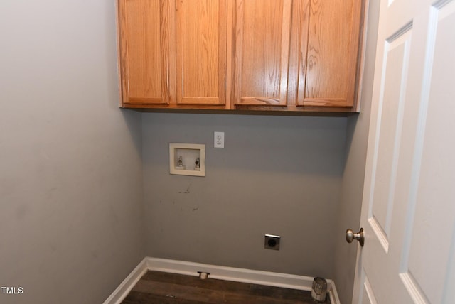 3209 Leebrook Rd, Raleigh, NC 27616 - laundry area featuring hookup for a washing machine, hookup for an electric dryer, cabinet space, and wood finished floors