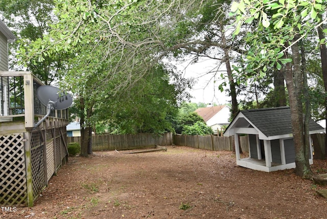 3209 Leebrook Rd, Raleigh, NC 27616 - fenced backyard with an outbuilding