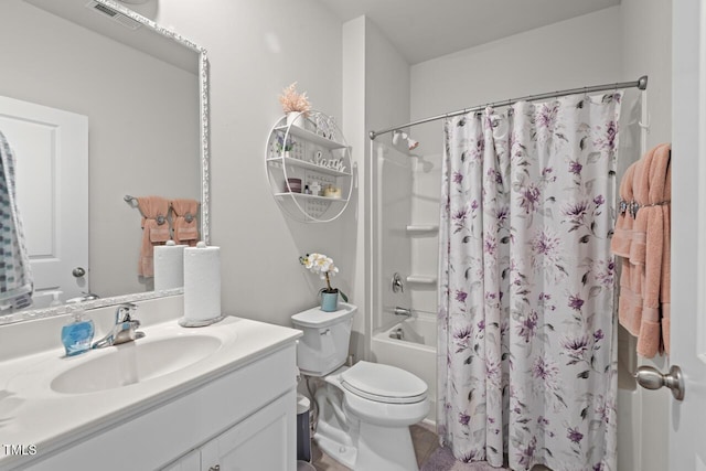 2730 Spring Valley Dr, Creedmoor, NC 27522 - full bath with vanity, shower / bathtub combination with curtain, and tile patterned floors