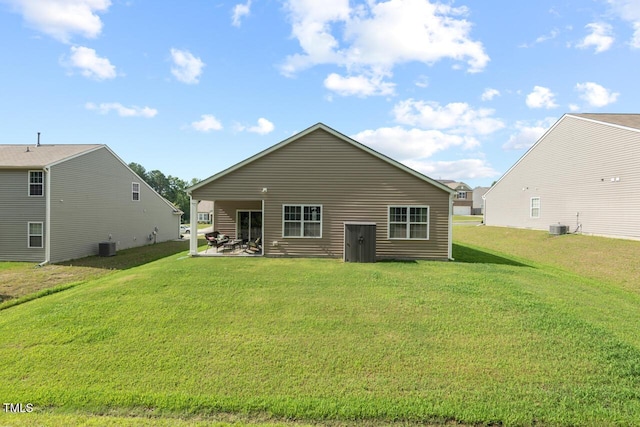 2730 Spring Valley Dr, Creedmoor, NC 27522 - rear view of property featuring a patio and a yard
