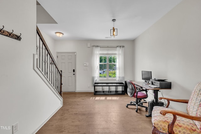 48 Manito Pl, Clayton, NC 27520 - office with wood finished floors and baseboards