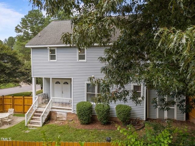112 Autumn Ridge Dr, Knightdale, NC 27545 - view of front of house featuring a shingled roof