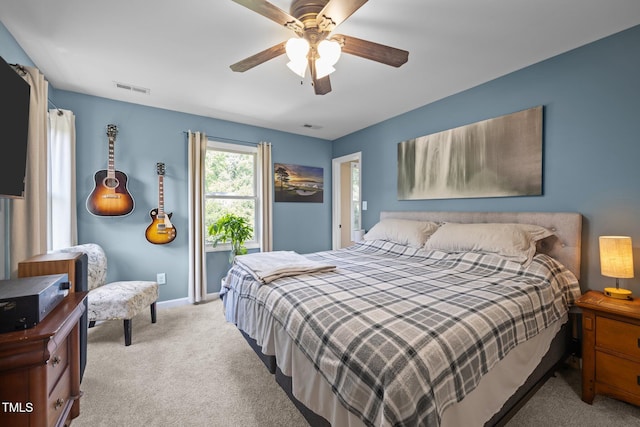 112 Autumn Ridge Dr, Knightdale, NC 27545 - bedroom featuring carpet floors and a ceiling fan