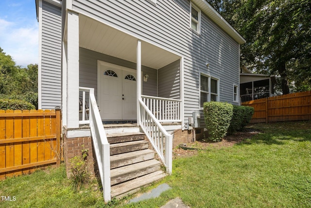 112 Autumn Ridge Dr, Knightdale, NC 27545 - property entrance with covered porch