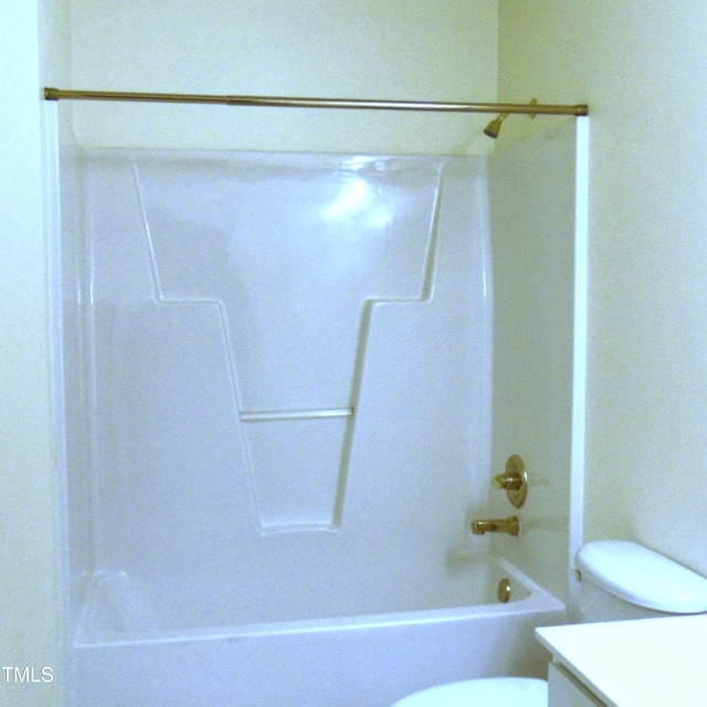 106 Knight Ct, Graham, NC 27253 - full bathroom featuring vanity and shower / bath combination