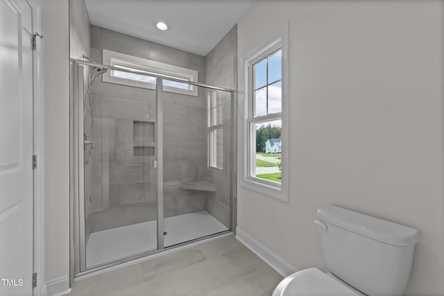 543 Allessandra Dr, Clayton, NC 27527 - full bathroom with toilet and a stall shower