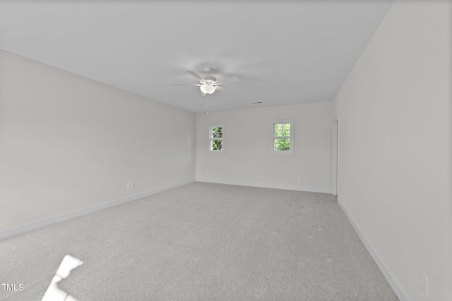 543 Allessandra Dr, Clayton, NC 27527 - unfurnished room with ceiling fan and carpet floors