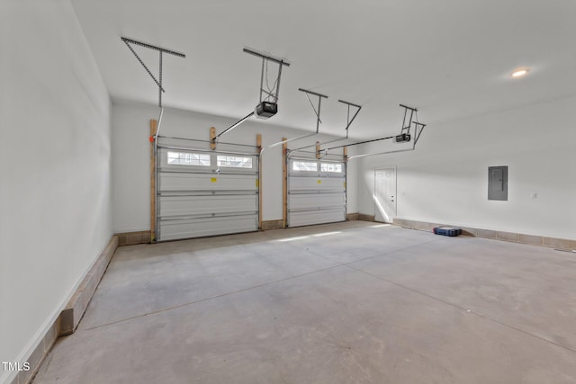 543 Allessandra Dr, Clayton, NC 27527 - garage featuring a garage door opener and electric panel