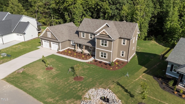 543 Allessandra Dr, Clayton, NC 27527 - aerial view of property and surrounding area