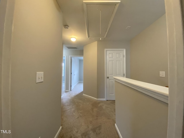 545 Writers Way, Morrisville, NC 27560 - corridor with attic access and carpet