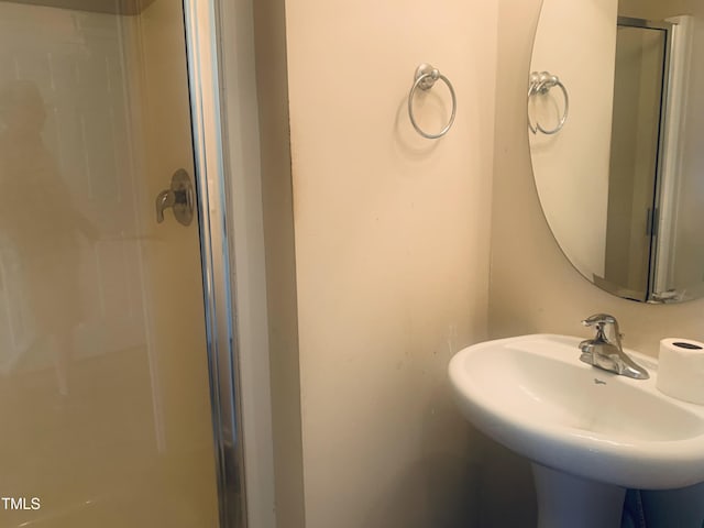 5908 Abbington Way, Raleigh, NC 27610 - full bathroom with a sink and a shower stall