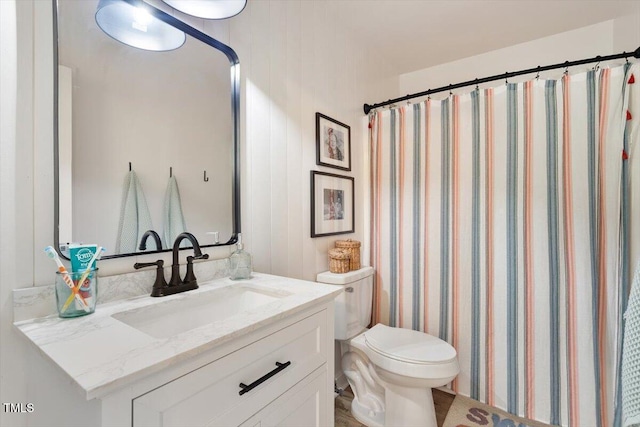 5833 Dahlberg Dr, Raleigh, NC 27603 - bathroom with vanity and a shower with curtain