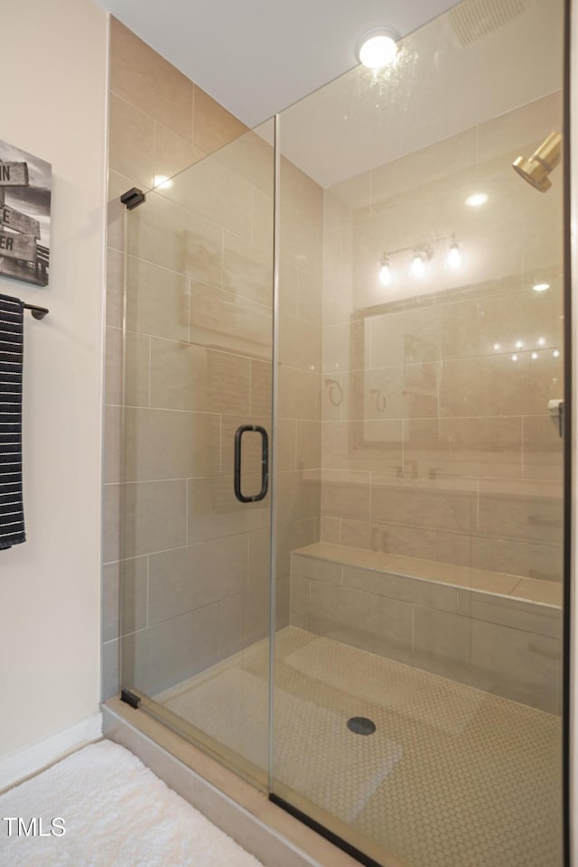 2055 Eva Pearl Dr, Apex, NC 27502 - full bathroom with a stall shower