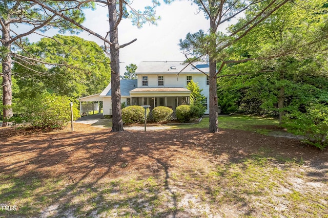 815 La Quinta Ln, Hope Mills, NC 28348 - back of house featuring an attached carport