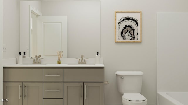 317 Calvander Ln, Apex, NC 27539 - full bathroom featuring double vanity and a bathtub