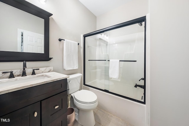 3811 Cottonwood Dr, Durham, NC 27705 - bathroom with vanity and enclosed tub / shower combo