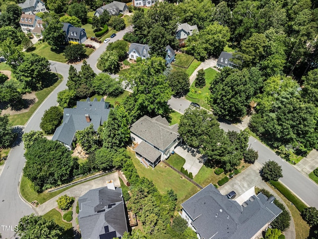 3811 Cottonwood Dr, Durham, NC 27705 - aerial overview of property's location with nearby suburban area