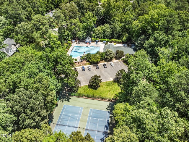 3811 Cottonwood Dr, Durham, NC 27705 - drone / aerial view of a forest