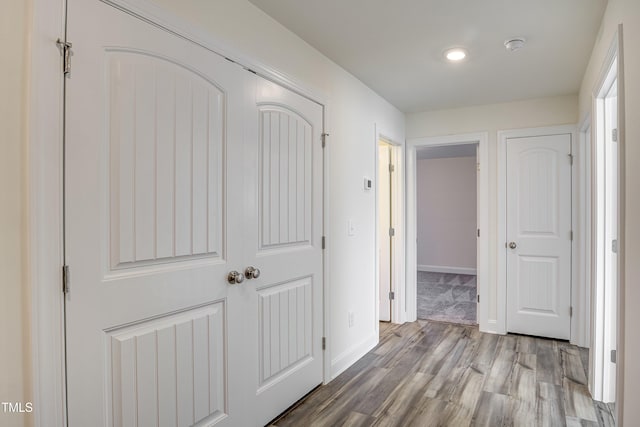 3505 Triad Ct, Raleigh, NC 27604 - corridor featuring wood finished floors and baseboards