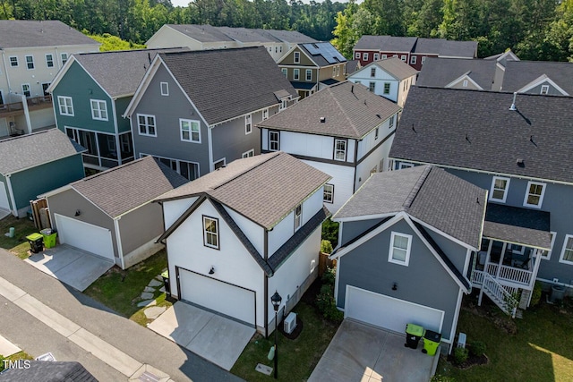 1008 Whistler St, Durham, NC 27713 - aerial perspective of suburban area