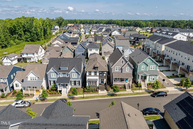 1008 Whistler St, Durham, NC 27713 - aerial perspective of suburban area