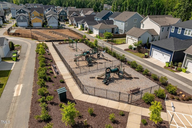 1008 Whistler St, Durham, NC 27713 - aerial perspective of suburban area