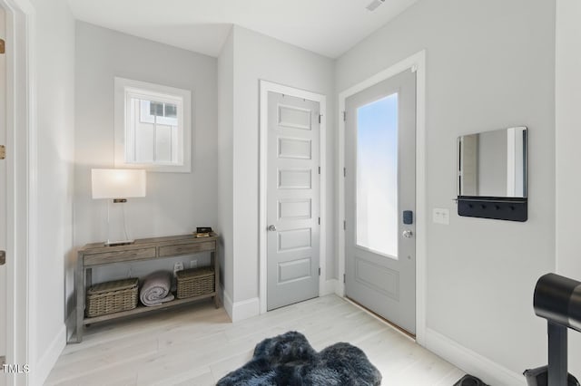 1008 Whistler St, Durham, NC 27713 - entryway with plenty of natural light and light wood-style flooring