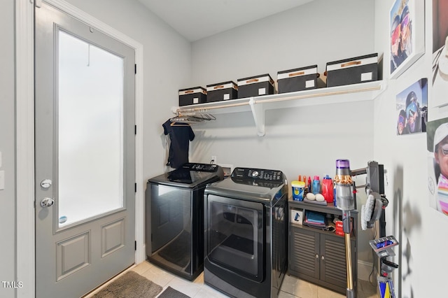1008 Whistler St, Durham, NC 27713 - laundry area featuring independent washer and dryer and light tile patterned floors