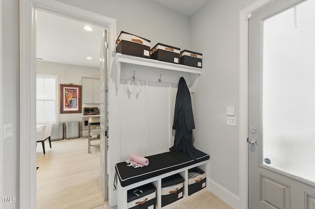 1008 Whistler St, Durham, NC 27713 - mudroom featuring recessed lighting