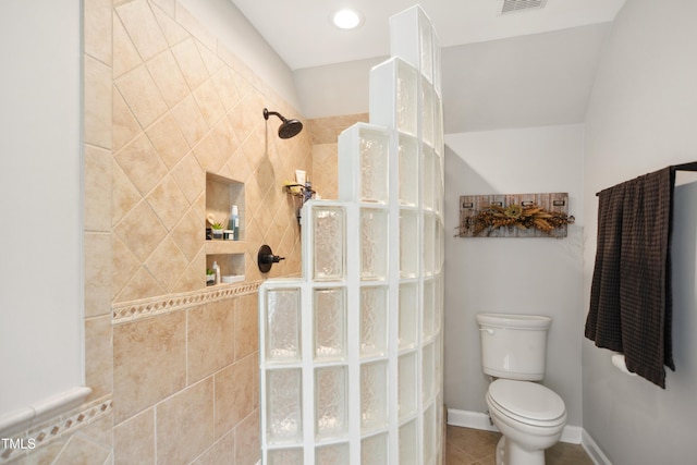 633 Fleming Rd, Youngsville, NC 27596 - full bathroom with walk in shower and tile patterned flooring