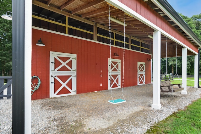 633 Fleming Rd, Youngsville, NC 27596 - view of outbuilding featuring an exterior structure