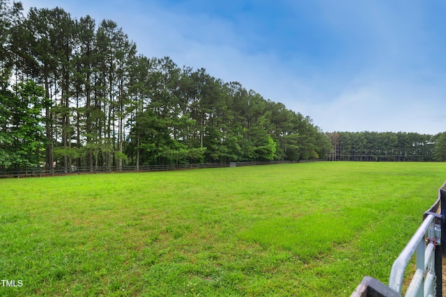633 Fleming Rd, Youngsville, NC 27596 - view of yard featuring a forest view