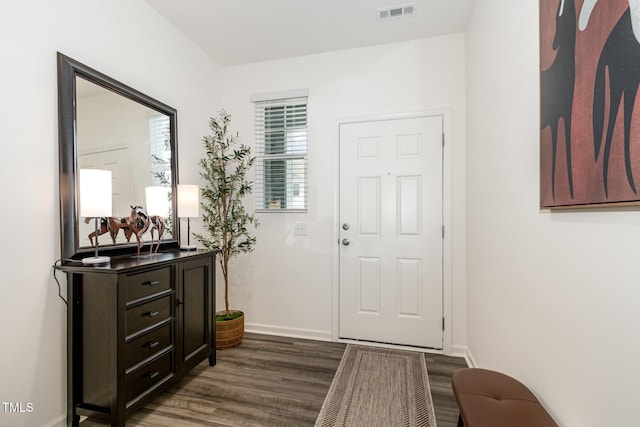 2050 Trailside Dr, Durham, NC 27704 - foyer featuring dark wood-type flooring