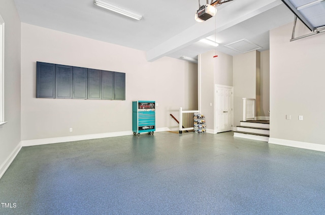 114 Kendleton Pl, Cary, NC 27518 - garage with a garage door opener and baseboards