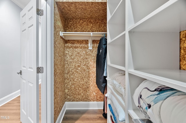 114 Kendleton Pl, Cary, NC 27518 - walk in closet featuring wood finished floors