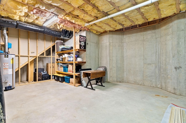 114 Kendleton Pl, Cary, NC 27518 - unfinished below grade area featuring water heater