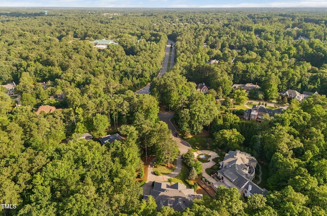 114 Kendleton Pl, Cary, NC 27518 - aerial overview of property's location featuring a forest