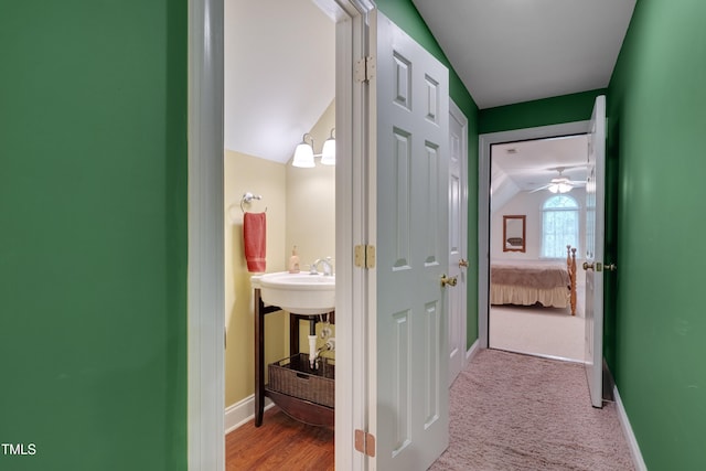 300 Williamston Ridge Dr, Youngsville, NC 27596 - corridor featuring baseboards